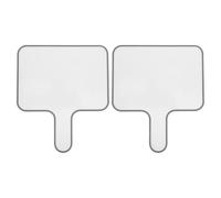 BUGUUYO 2 Pièces Palette de Réponse Portable Double Face en Réutilisable | Tableau Blanc Effaçable à Sec, Usage Jury et Vote, Format Portable, Écriture et Effacement Répétés