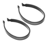 BUGUUYO 2 pièces Pinces de Pantalon Réfléchissantes pour Cyclisme Lot de Clips Robustesse Bandes de Sécurité pour Chevilles Accessoires Adaptables pour Cyclistes Visibilité Renforcée