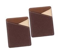 BUGUUYO 2 Pièces Pochette Adhésive PU pour Téléphone Support de pour Smartphone Pratique et Durable pour de Crédit et Identité
