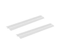 BUGUUYO 2 Pièces Protection de Cuisinière Silicone Joint Étanche pour Comblement de Fentes Entre Plan de Travail et Four Lot de Couvertures Flexibles Transparentes Adapté à Toutes Surfaces