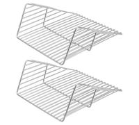 BUGUUYO 2 Pièces Protection Gouttière Inox avec Tamis Amovible Anti- Drainage Latérale Accélérant Écoulement pour Patios et Garages Filtre Robuste Anti-obstruction