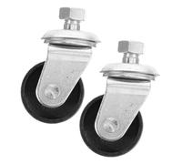 BUGUUYO 2 pièces Roue de Cric Hydraulique Roue Avant Robuste pour Cric Horizontal Roulette de Remplacement Heavy Duty pour Garage et Chantier Compatible Jack Remorque