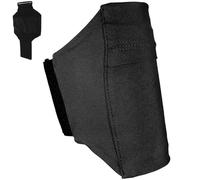 BUGUUYO 2 pièces Sacoche Téléphone Jambe Ajustable Pochette Sport Multifonction pour Course Randonnée et Moto Maintien Élastique pour Téléphones Noir