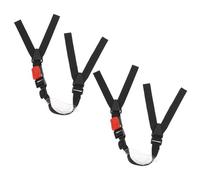 BUGUUYO 2 pièces Sangle Casque Chantier Rouge Mentonnière Ajustable pour Casque de Sécurité Confortable pour Travailleurs Bâtiment et Industrie