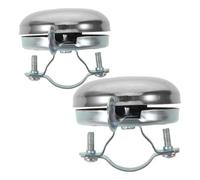 BUGUUYO 2 Pièces Sonnette de Vélo Rétro Compacte Cloche de Guidon Légère Klaxon Clair et Puissant pour Vélo de Route Accessoire Vintage pour Cyclistes Urbains