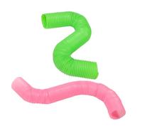 BUGUUYO 2 Pièces Tunnel Extensible pour Petits Animaux Plastique pour Hamsters Furets et Rats Tunnel Pliable pour Entraînement et Divertissement des Rongeurs