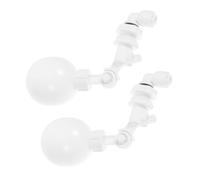 BUGUUYO 2 Pièces Vanne à Flotteur Plastique Pouce Automatique avec Connexion Rapide pour Distributeur Eau et Réservoirs Valve de Contrôle Eau Intelligente et Protection Anti-débordement