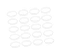BUGUUYO 20 Pièces Bague De Tunnel De Hamster Anneaux De Tunnel De Hamster Raccords De Tuyauterie pour Cage De Hamster Connecteurs pour Animaux De Compagnie Blanche Plastique