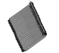 BUGUUYO 20 pièces Cache Fente Pci Maille Métallique Noire pour Boîtier PC ATX Matériel Anti-poussière Ventilation Refroidissement