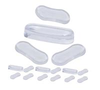 BUGUUYO 20 Pièces de Protection pour Abattant WC Transparent Silicone avec Adhésif Collision et Réducteurs de Bruit pour Fermeture Silencieuse