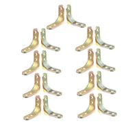 BUGUUYO 20 pièces Équerres Angle à Renfort Fixation Meubles avec Fraisé pour Assemblage Stable et Esthétique