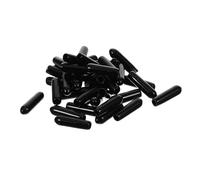 BUGUUYO 200 Embouts De Protection Anti-poussière Pour Panier De Lave-vaisselle 3 Mm En Plastique Noir, Protections D'extrémité Résistantes, Accessoires De Remplacement Pour Usage Domestique