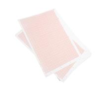 BUGUUYO 200 Feuilles Papier Quadrillé Rouge pour Prise de Notes et Résolution de Problèmes Mathématiques, Imprimé Recto Lignes Nettes, pour Ingénieurs et Designers en Milieu Académique et