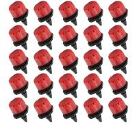 BUGUUYO 200 Pièces Émetteur D'arrosage Ponctuel pour Irrigation Goutte à Goutte en PP Rouge pour Plantes Jardinage Domestique et Extérieur