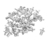 BUGUUYO 200 Pièces Rivets Expansion Aluminium Tête Demi-ronde Type Knock pour Usage Automobile Mobilier et Industrie Kit Fixations Légères et Résistantes