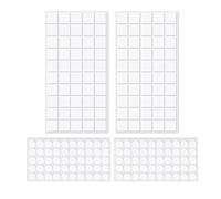 BUGUUYO 200 Points Adhésifs Double-face Transparents pour Bricolage, sans Trace et Faciles à Stocker, Autocollants en Polyester pour Décoration de Mariage et Artisanat