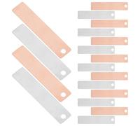 BUGUUYO 24 Paires Bandes D'électrodes Assemblage Facile en Cuivre et Zinc et Performance Stable pour Expériences Scientifiques pour Scolaires et Activités en Plein Air