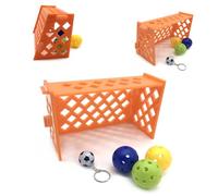 BUGUUYO 2ensembles Jouets De Football Miniature pour Perroquets De Soccer Éducatif pour Intelligence des Oiseaux Couleurs Aléatoires
