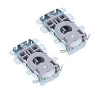BUGUUYO 2pcs Roulettes de Remplacement pour Porte de Placard en Acier Inoxydable, Résistance la Déformation et Mouvement Fluide, pour Portes Coulissantes de Penderie Bureau ou Salle