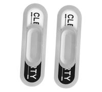 BUGUUYO 2pièces Aimant Magnétique Double-face Propre Pour Lave-vaisselle Indicateur Pratique Et Facile à Lire Pour Cuisine De Oval Argenté Style Cœur