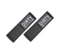 BUGUUYO 2pièces Aimant Pourve-vaisselle Double Face Indicateur De Nettoyage Plaque Magnétique Facile à Lire Glisser Pour Cuisine