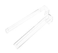 BUGUUYO 2pièces Crochet Aquarium Ajustable Transparent pour Plateforme Tortue Et Boîte Isolation Support Polyvalent pour Aménagement Aquatique Et Rampe Escalade