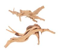BUGUUYO 2pièces Décor Naturel Bois Flotté pour Aquarium Décoration Aléatoire Forme Et Couleur pour Poissons Et Terrarium