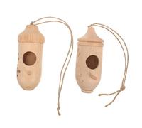 BUGUUYO 2pièces Kit De Nichoirs Suspendus pour Oiseaux Nichoir Extérieur pour Mangeoire à Oiseaux pour Jardin Arrière
