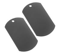 BUGUUYO 2pièces Médaille pour Chien Acier Inoxydable Petite Et Plaque Identification Vierge pour Chien Gravure De Nom Étiquette Métallique pour Animaux