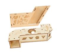 BUGUUYO 2pièces Tunnel De Jeu Bois pour Hamster Set De Labyrinthe Amusant pour Animaux Accessoire De Cachette Et Exercice