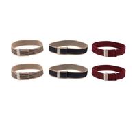 BUGUUYO 3 Paires Lot de 3 Paires de Bandes Élastiques Ajustables Antidérapantes pour Manches de Chemise, Brassards Extensibles en Tissu Résistant, Maintien Sécurisé pour Femmes et Hommes,