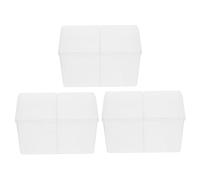 BUGUUYO 3 Pièces Boîte Distributrice pour Disques Démaquillants Support pour Rangement Vernis à Ongles Et Étui Organisateur De Disques Démaquillants