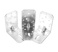 BUGUUYO 3 pièces Équerres Angle Robustes Métal Galvanisé Lot de Supports Angle pour Meubles Bois Renforts Angle Stables et Faciles à Installer pour Étagères Tables Chaises et Armoires