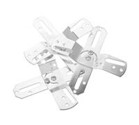 BUGUUYO 3 pièces Kit de Fixation pour Lustres et Ventilateurs Support Mural et Plafond Stable Installation Rapide avec Accessoires Compatible Lampes Suspendues et Plafonniers