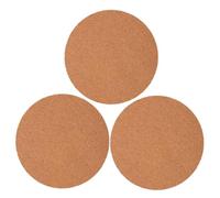 BUGUUYO 3 Pièces sous-Pot en Liège Rond pour Pot de Fleurs Dessous de Pot Marron Intérieur Protection des Surfaces de Meubles