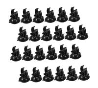 BUGUUYO 30 Pièces Aquarium Suction Cups with Clips Strong Adhesion Hose Clamps for Secure Fixing of Heater Tubes and Pipes in Fish Tanks