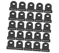BUGUUYO 300 Pièces Rope Guyline Tensioners Plastic Cord Adjusters Single Hole Buckles Windproof Camping Accessories for Outdoor Hiking