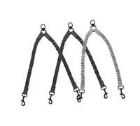 BUGUUYO 3pièces Laisse Double Reflective pour Chiens Laisse Élastique à Double Tête pour Promena Chiots Traction pour Animaux De Compagnie