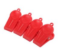 BUGUUYO 4 Pièces Clip de Sécurité Rouge pour Tapis Roulant Arrêt d'urgence, Grip Puissant et Installation Facile en Plastique pour Équipement Fitness Maison