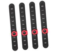 BUGUUYO 4 pièces Compteur de Score Football Table Barres Multifonctions Plastique pour Jeux de Table et Marqueurs de Points Small Score Markers Couleur Aléatoire Couleur Aléatoire