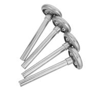 BUGUUYO 4 Pièces Kit Roulettes de Porte de Garage Fer Robustes avec Roulements Silencieux Patins Glissants pour Rail de Porte Coulissante et Résistant à Usure