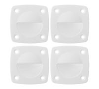 BUGUUYO 4 Pièces Poignée Encastrée Nylon Résistance Océanique Facile à Installer et Entretenir Accessoires de Trappe pour Yacht et Bateau