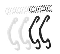 BUGUUYO 40 Pièces Clips de Fixation pour Cage Plastique Attaches Latérales Ergonomiques pour Hamsters et Poules Verrous de Bordure pour Assemblage Rapide et Enclos Danimaux