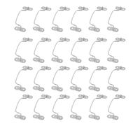 BUGUUYO 40 Poignées Industrielles Pliables en Acier Inoxydable Robustes - Poignée de Boîte à Outils Ergonomique, Support Charge Lourde, Remplacement pour Caisse et Coffre de