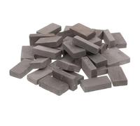 BUGUUYO 40pièces Mini Bricks pour Aménagement Paysager Petits Blocs Grès pour Création De Murs Miniatures pour Terrariums Et Aquariums Décoration Réaliste pour Maison De Poupée