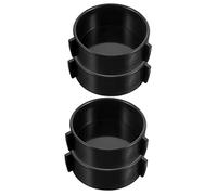 BUGUUYO 4pièces Bols Céramique pour Reptiles Récipients pour Nourriture Et Eau Accessoires pour Terrarium Support Antidérapant pour Lézards Et Worms