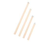 BUGUUYO 4pièces Perchoirs pour Perroquets Supports Naturels pour Oiseaux avec Vis pour Cage à Oiseaux Et Grattage des Griffes