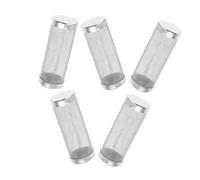 BUGUUYO 5 Pièces Filtre Préfiltre Aquarium INOX Filet de Protection pour Crevettes et Alevins Maillage Fin Anti-débris Circulation Eau Stable et Silencieuse