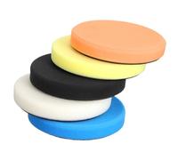 BUGUUYO 5 pièces Kit de Tampons de Polissage Éponge pour Voiture Applicateur Cire Compatible Polisseuses Double Action Résistant pour Atelier et Garage