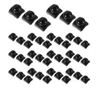 BUGUUYO 50 Capuchons en Caoutchouc Étanches pour Interrupteurs à Bouton-poussoir de Lampe Torche, Cache-interrupteur Protecteur Antidérapant, Pièce de Rechange pour Usage